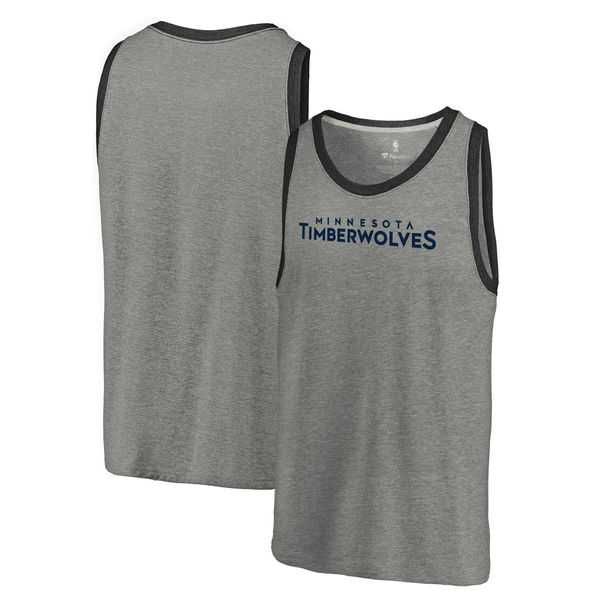 Minnesota Timberwolves Fanatics Branded Wordmark Tri-Blend Tank Top - Heathered Gray,We sell and wholesale Minnesota Timberwolves Fanatics Branded Wordmark Tri-Blend Tank Top - Heathered Gray on line form chian!